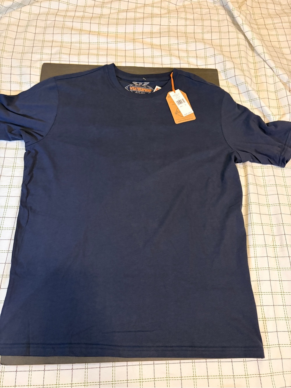 Weatherproof Men's Crewneck Tee - Navy Blue